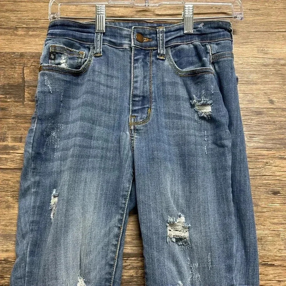 Judy Blue Skinny Fit Distressed Jeans Womens Size 3 / 26 - Picture 3 of 4